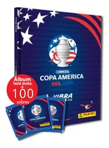 Álbum Tapa Dura Más 100 Sobres Cerrados Copa América 2024