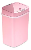 Sesto De Basura Color Rosa Sensor De Movimiento Premium