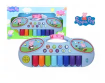 Peppa Pig Piano Electrónico Para Niños Luces Y Melodias