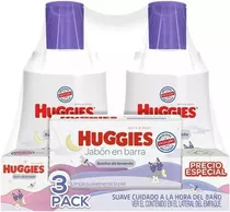 Huggies Crema + Shampoo 250ml + Jabón Sueños De Lavanda