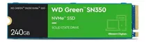 Disco Solido Ssd Wd 240gb 2.5 Nvme Pcie M2 2280 Green Sn350