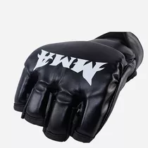 Guantes De Boxeo Para Boxeo, 1 Par, Puños De Medio Dedo, Bue