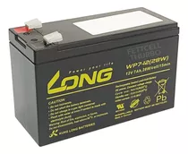 1bateria Long 12v 7ah 28w Nobreak Apc Original 100% Nova