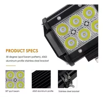 Faro Auxiliar 36w 12 Leds Cree X 2 Unidades