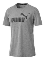 Remera Puma Gris Ess Logo Tee-851740/03