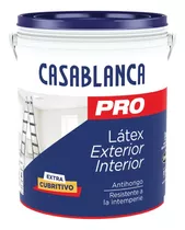 Pintura Latex Interior Exterior Casablanca X 10 Lts