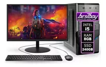 Computador Intel Core I5 8gb Ram Ssd 240gb Monitor Led 19