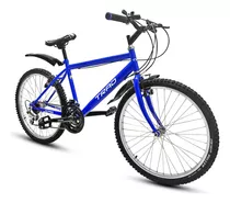 Bicicleta Montaña Mtb R24 Hombre 3x6 Velocidade Freno Vbrake Color Azul Tamaño Del Cuadro 24