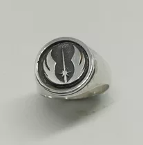 Anillo Símbolo Orden Jedi Star Wars Plata 925 A Medida 