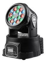 Cabeza Móvil 18 Luces Led Profesional Rgb Fiestas, Eventos