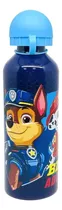 Botella Metalica Niños Paw Patrol Chase Y Marshall 500 Ml Color Azul