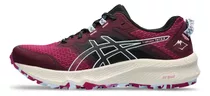 Tenis Mujer Asics Trabuco Terra 2 Q124 500 Color Blackberry/light Blue Diseño De La Tela Liso Talla 25.5 Mx