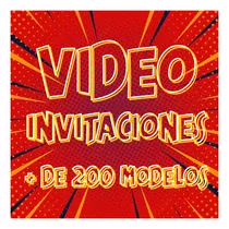 Video Invitaciones Digitales Animadas Premium +de200 Modelos