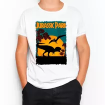 Remera Niño Niña Unisex- Jurassic Park Parque Jurásico