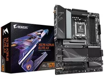 Mother X670 Aorus Elite Ax Gigabyte Ddr5 Am5 Color Negro