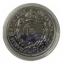 Moneda De Plata (99,9%) Conmemorativa Coronación Carlos Iii