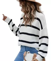 Sweater Buzo Polerón Oversize Tejido