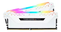 Memoria Ram Corsair Vengeance Rgb Pro W 2x8gb 3000mhz Blanca