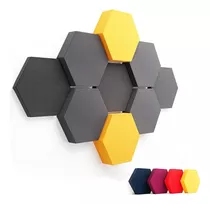 Hexagonos Acusticos 40 Cm De Diametro, 3 Espesores Pack X10