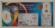 Ingresso Copa 2002 Korea/japan Brasilx Inglaterra Shizuoka