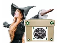 Kit Brujería Caja 10 Pzs Hechicería Ocultismo Magia Wicca