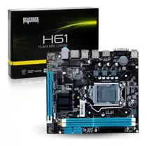 Placa Mãe Lga 1155 H61 Ddr3 16gb Hdmi I3 I5 I7 