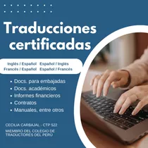 Servicios De Traducción Certificada