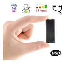 Ec Grabadora Audio/microfono Espia/oculto Rep Musica 8gb 10h