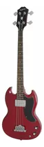 Bajo Electrico EpiPhone Sg Bass E1 Cherry Color Rojo