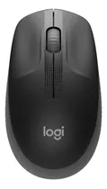 Mouse Wireless Sem Fio Logitech M190 Cinza-carvão