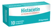 Histacetín® X 10 Comprimidos