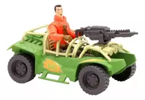 Muñeco + Vehiculo De Guerra Buggy The Corps Gijoe Para Niños