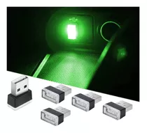  Luz De Noche Led Interior Autos Camionetas Usb Universal Rp