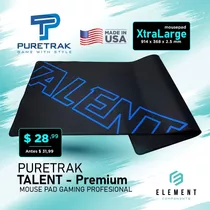 Mouse Pad Gaming  Puretrak Talent Xl Premium Cloth Pro Gamer