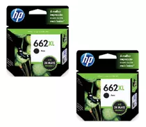 Hp Ink Cartridges 2x 662xl Preto / Black Cz105ab