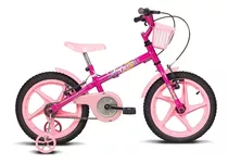 Bicicleta Infantil Feminina Aro 16 Fofys Pink E Rosa Verden