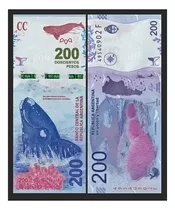 Grr-billete De Argentina 200 Pesos 2016 - Ballena Austral