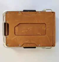 Oferta Tarjetero Tactico Rfid Tapa De Cuero Hasta 9 Tarjetas