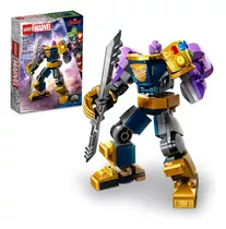 Kit Super Heroes Marvel 76242 Armadura Robô Thanos Lego Quantidade De Peças 113