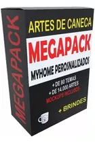 Pacote + 100mil Arquivos Para Canecas Imagens, Artes Mockup