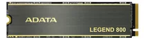 Disco Ssd Adata Legend 800 500gb M.2 Pcie Gen4x4 Nvme C Color Gris