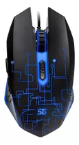 Mouse Gamer Iluminacion Led Start The Game Mo-501 Negro