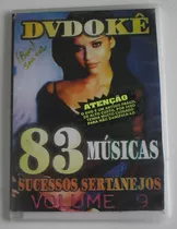 Dvd Karaokê Sucessos Sertanejos Clássicos 83 Músicas