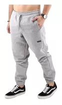 Pantalón Jogging Vans Gris Core Basic Fleece 100 % Original