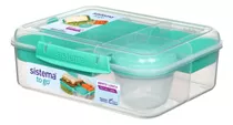 Hermético Sistema Bento To Go Con Pote Para Yogurt 1.65 Lts