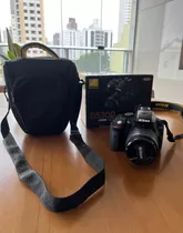  Nikon Kit D5300 + Lente 18-55mm Vr Dslr Cor  Preto