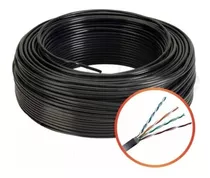 Rollo 50 Mts De Cable De Red Utp Cat 5e - Exterior Aleación