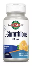 Kal | L-glutathione | 25mg | 90 Tablets | Orange