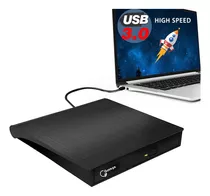 Slim Externo Usb 3.0 Dvd Rw Cd Escritor Quemador Lector Repr