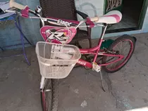 Bicicleta Infanto Juvenil Aro 20 Monark Bmx  Rosa  Branca